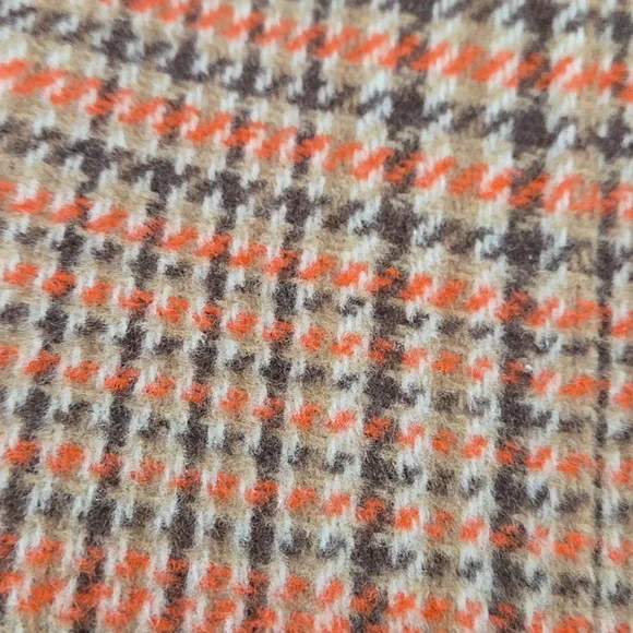 Talbots Campfire Plaid Wool Blend Trench Coat Size 12 NWOT - Picture 15 of 15